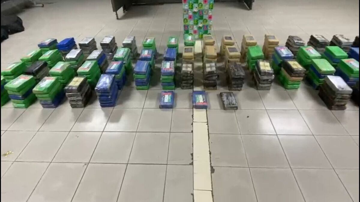 Incautan 288 paquetes de droga en Colón