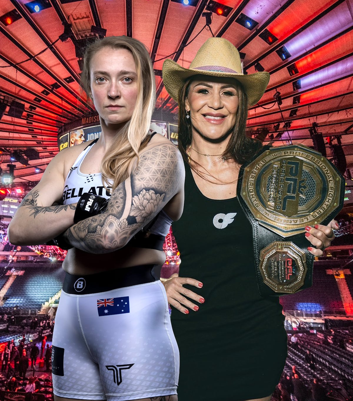 La Cyborg vuelve a la jaula: defiende la corona PFL ante la invicta Collins en Francia