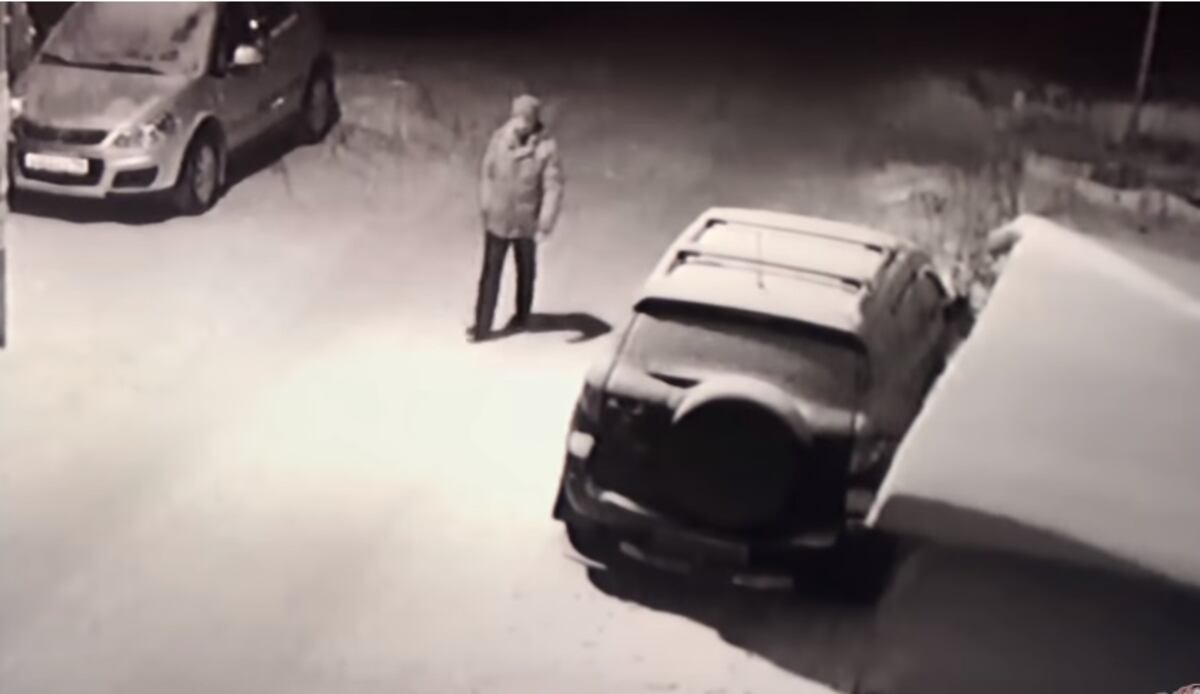 Por perverso. Hombre patea a perro y por la ley del karma se cae y golpea 