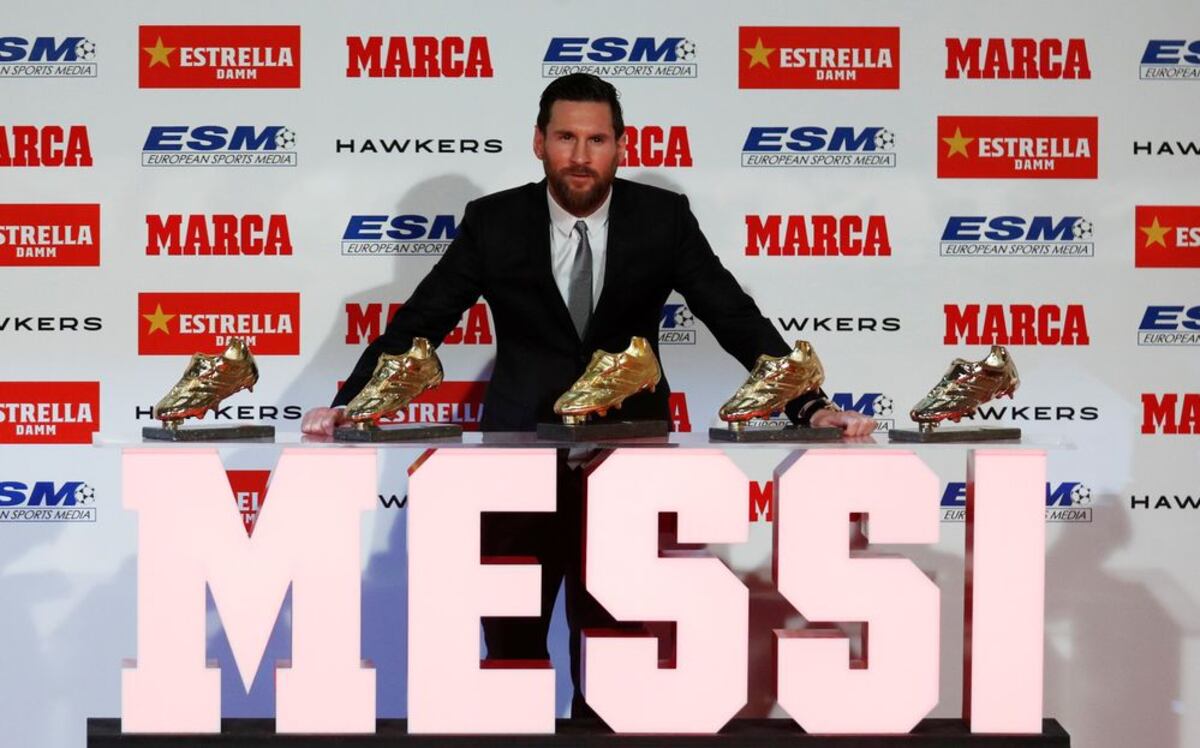Messi recibe su primer premio individual del 2018