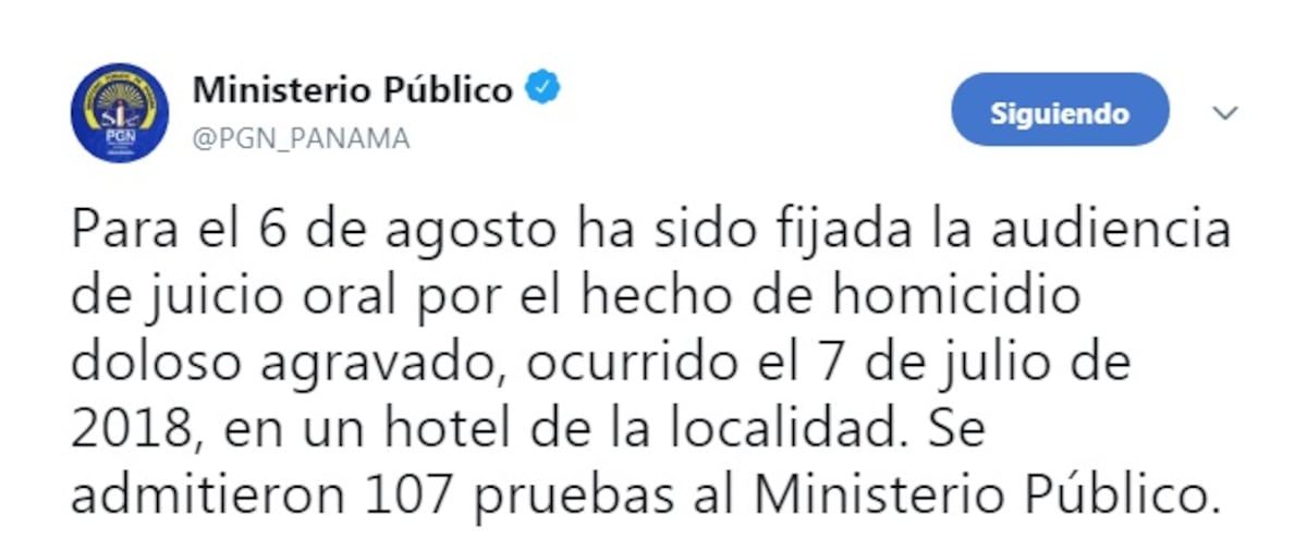 Llaman a declarar al padre Cosca y fijan fecha de juicio por homicidio en hotel