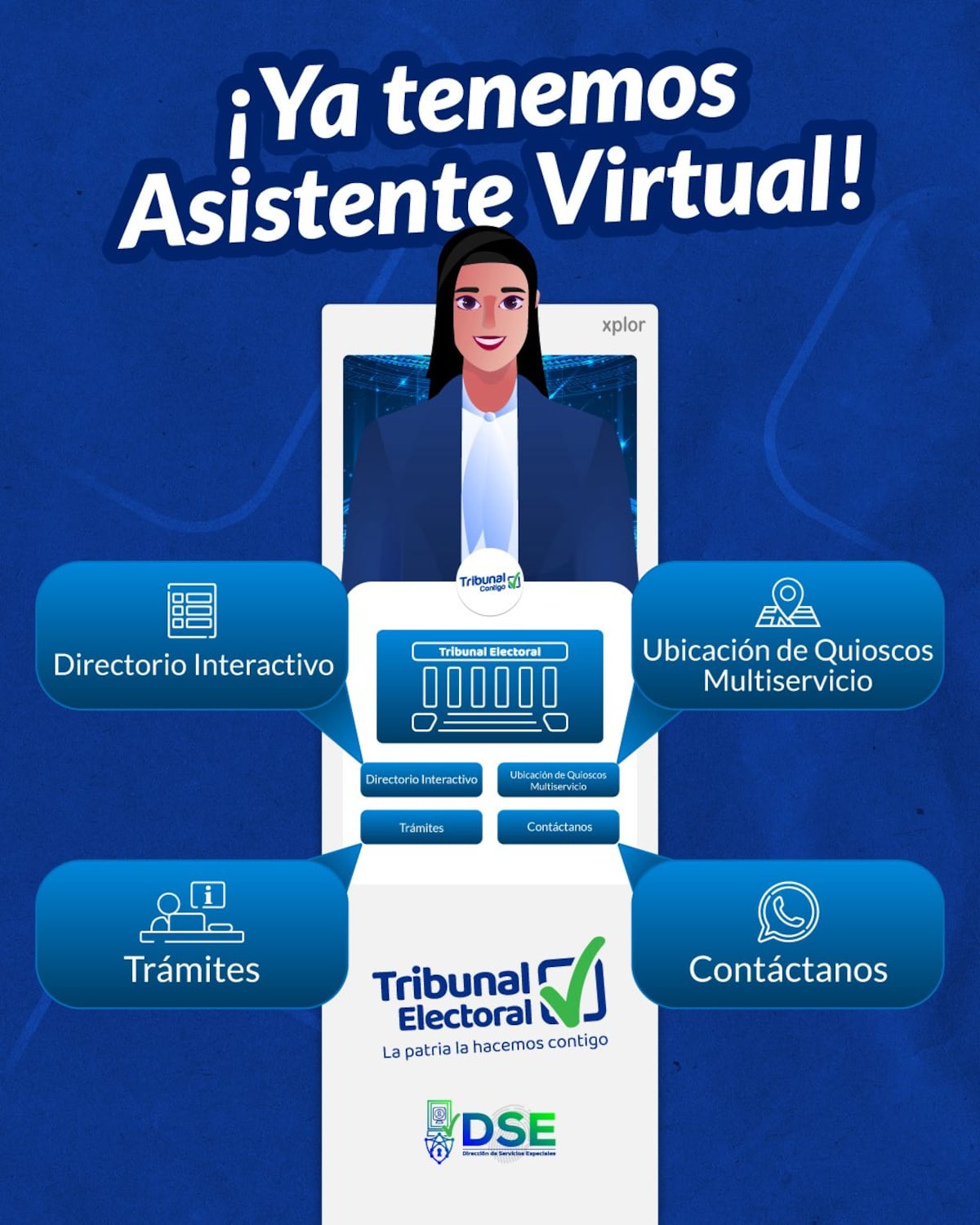 Tribunal Electoral estrena su primer asistente virtual con inteligencia artificial