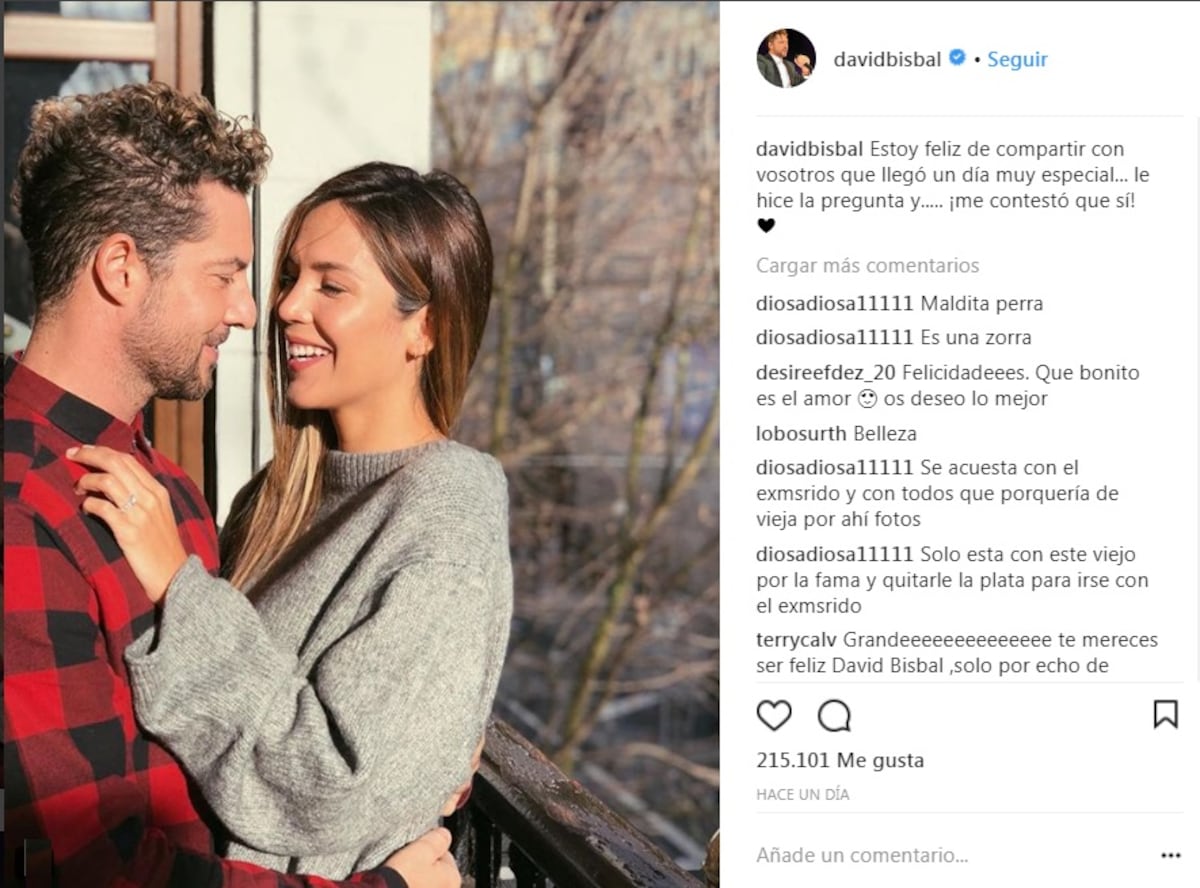 ¡UY, CHICAS! David Bisbal anunció que se casará con su novia venezolana