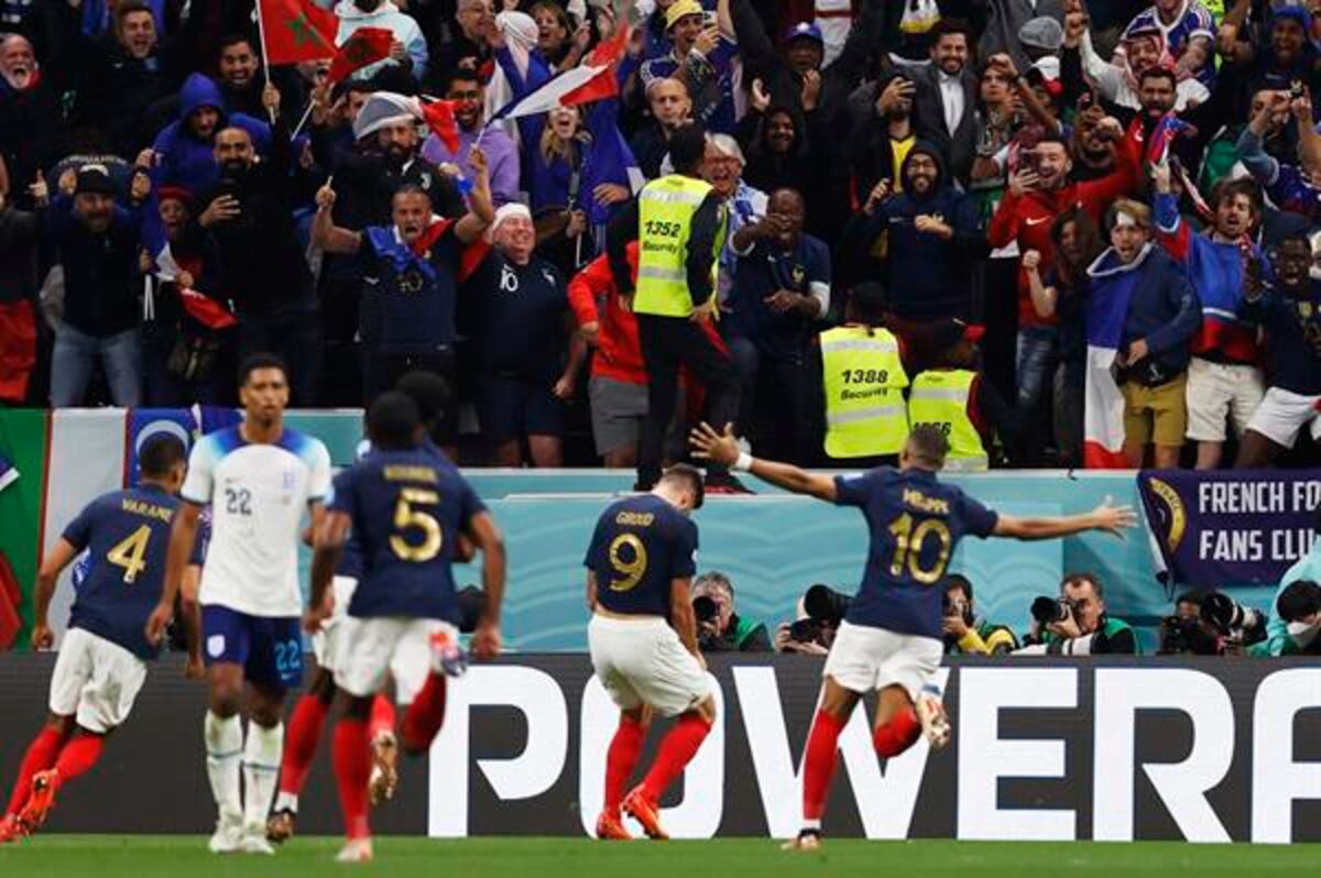 Mundial: Francia sacó a Inglaterra y pasa a semifinal contra Marruecos