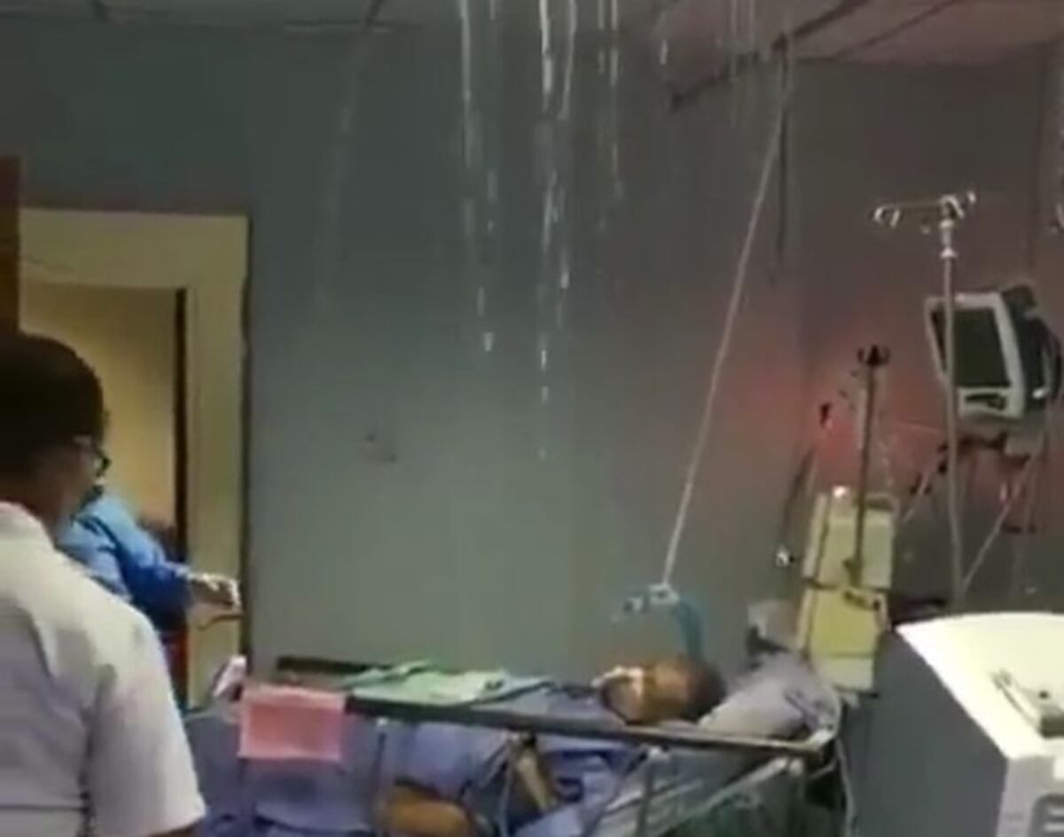VIDEO | Inundada, así quedó área de urgencias de hospital en Chiriquí