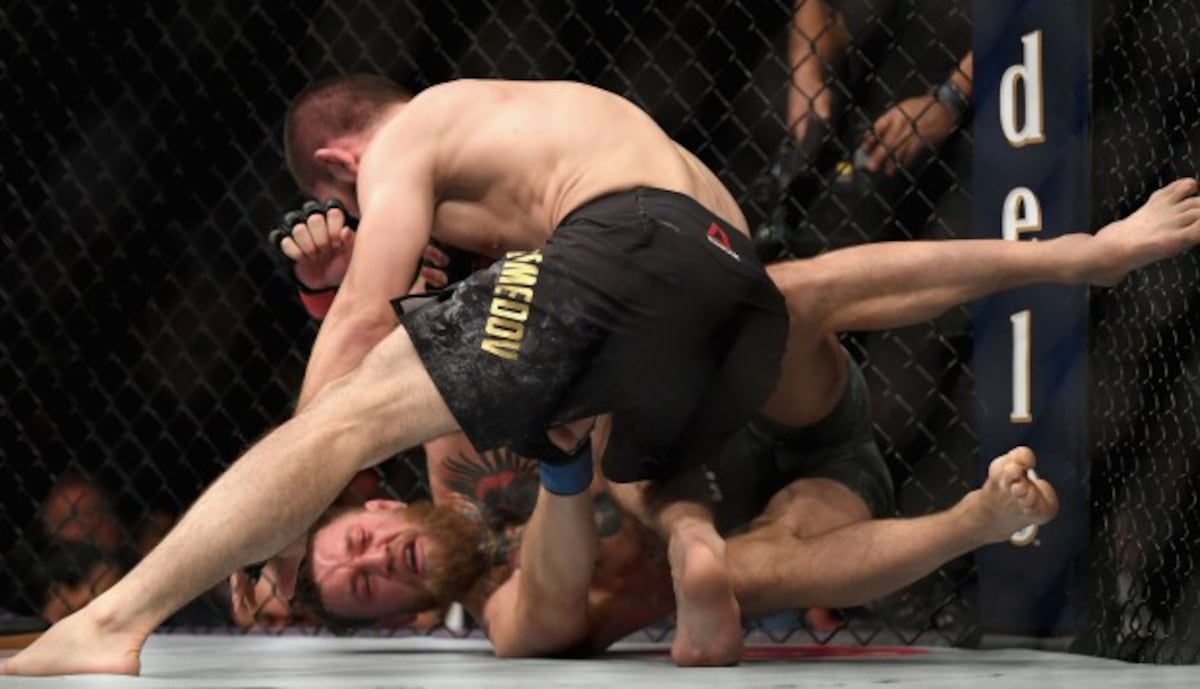 En su regreso a la UFC, Conor McGregor perdió ante el campeón ruso Khabib 