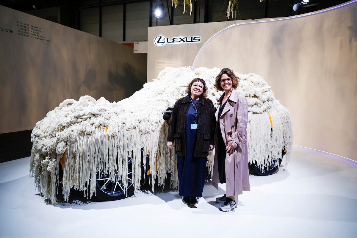 Un vehículo trenzado lidera la propuesta de Lexus para activar los cinco sentidos en ARCO