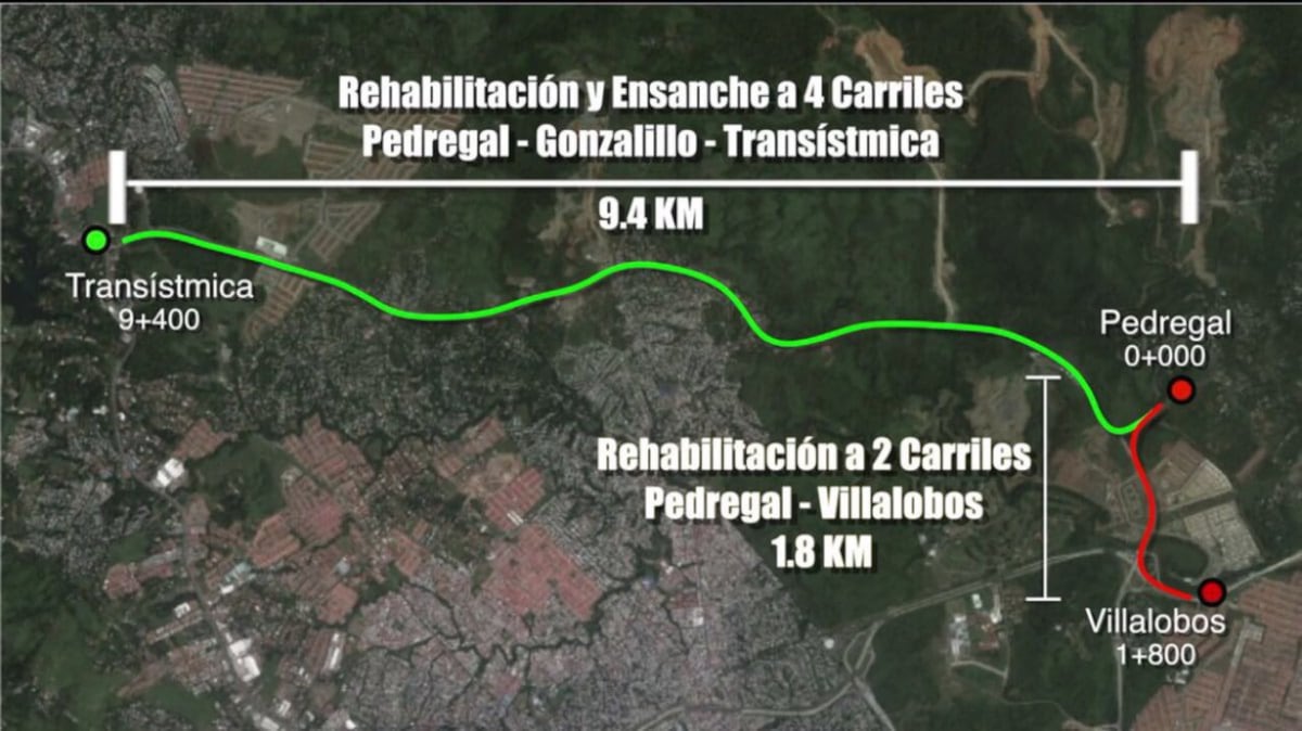El MOP anunció la apertura parcial de la Carretera Panamá Norte. Corredor de Los Pobres habilita 4 carriles