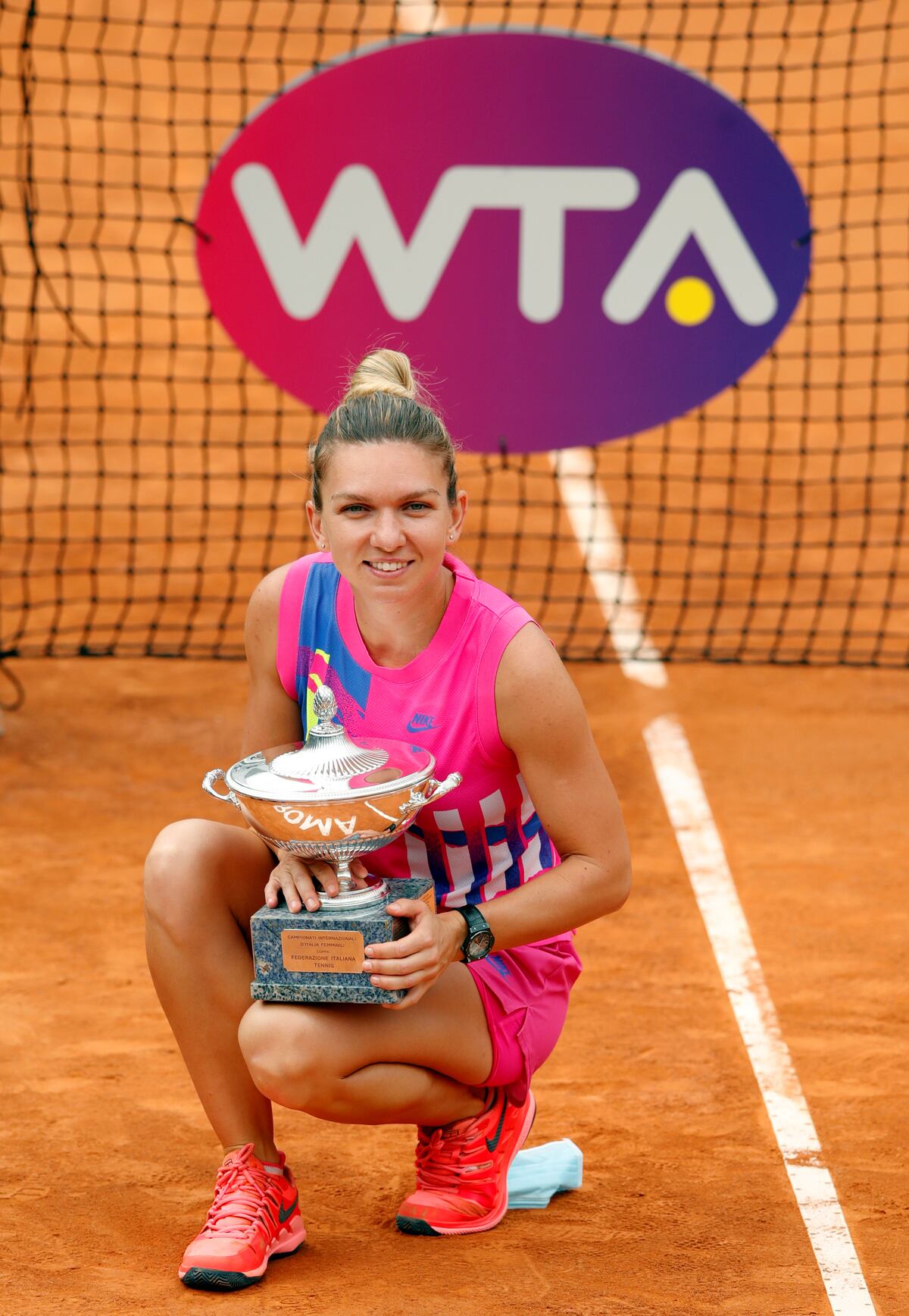 Al fin Halep pudo celebrar en Roma