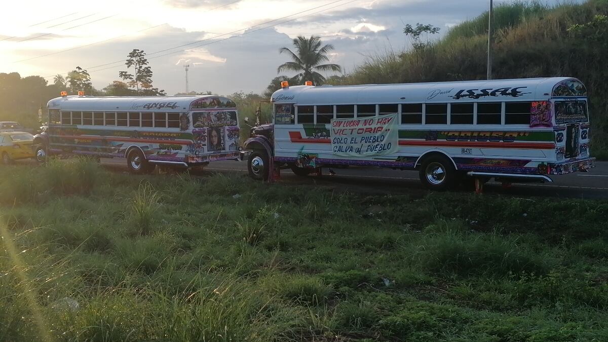 Paro de transporte en Panamá Oeste