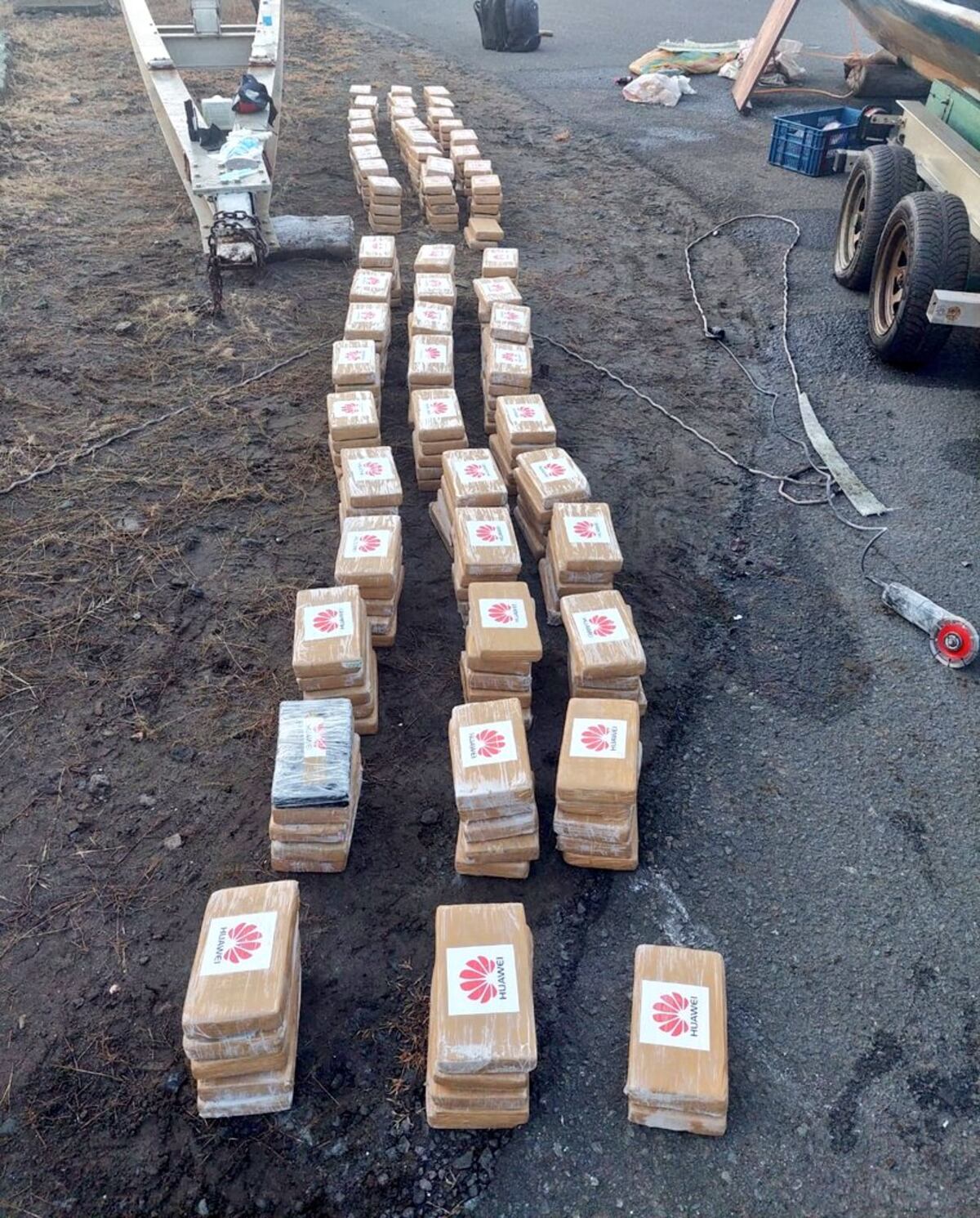 Golpe al narcotráfico. Incautan 869 paquetes de droga tras operativos en las provincias de Colón y Los Santos