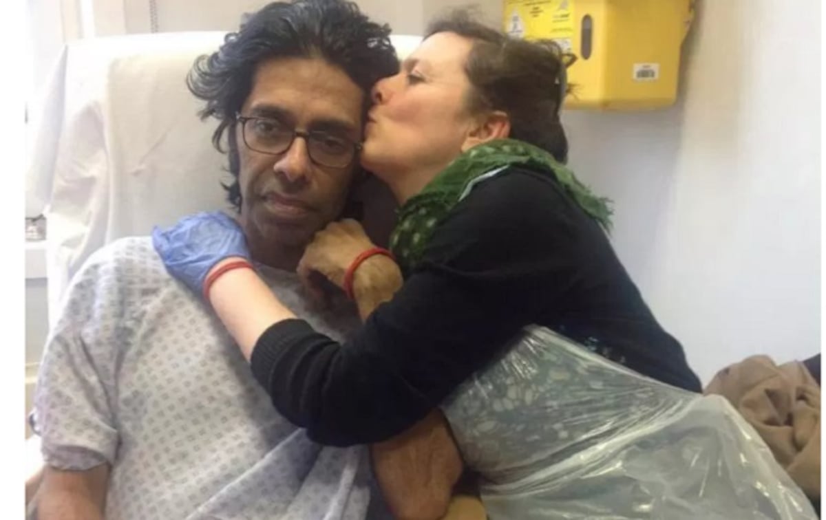 Actor británico murió por 7 minutos y vio el más allá, ahora lo pinta