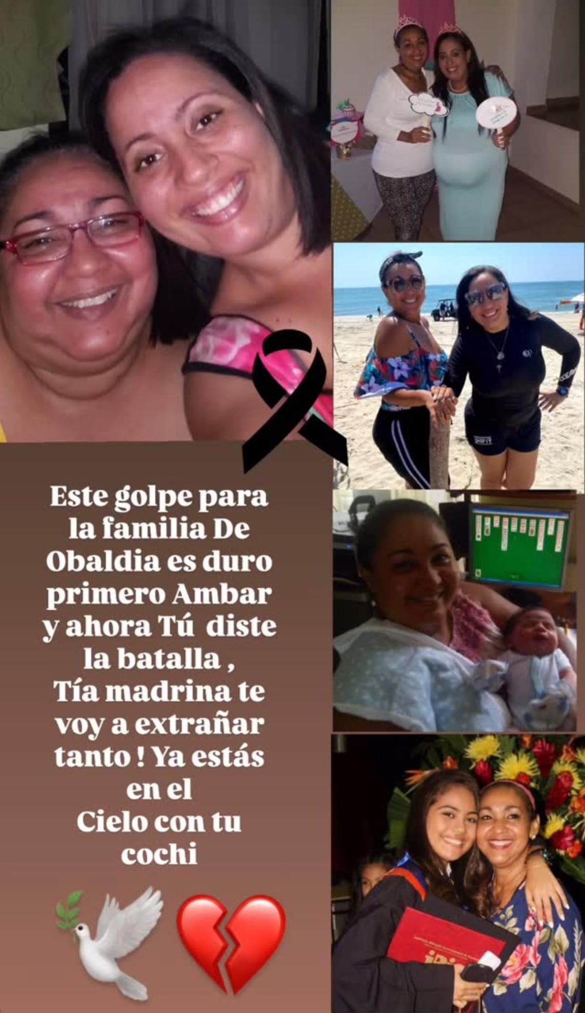 ‘Dos Guerreras en vida’: Yaritzel De Vélez despide con dolor a Nilka y Ámbar