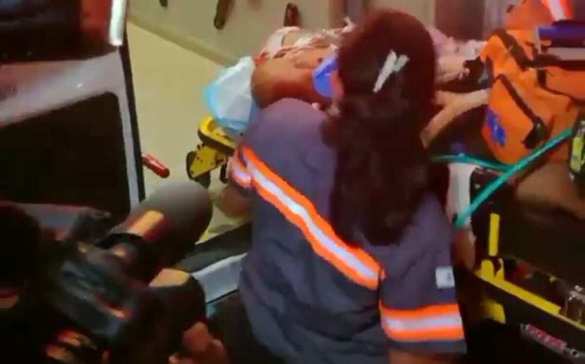 HORROR. Lo balearon en la cabeza y el glúteo cuando salía del 'push'