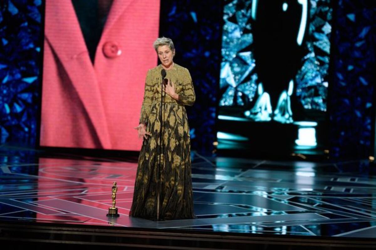 Capturan a hombre que le robó el Oscar a la Mejor Actriz, Frances McDormand