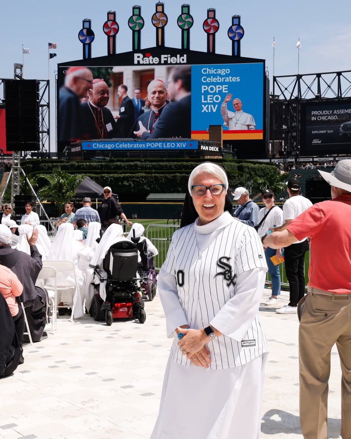 La gorra del Papa causa sensación histórica en los White Sox