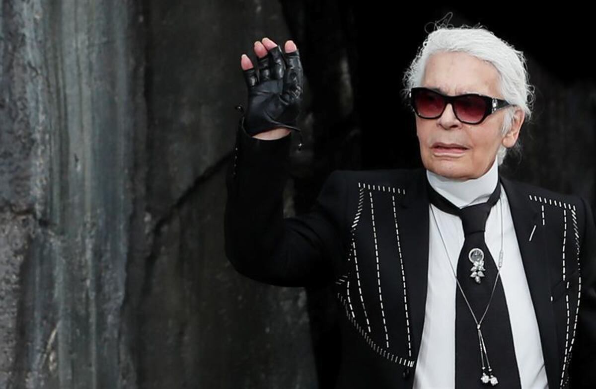 Murió el icónico diseñador de Chanel, Karl Lagerfeld