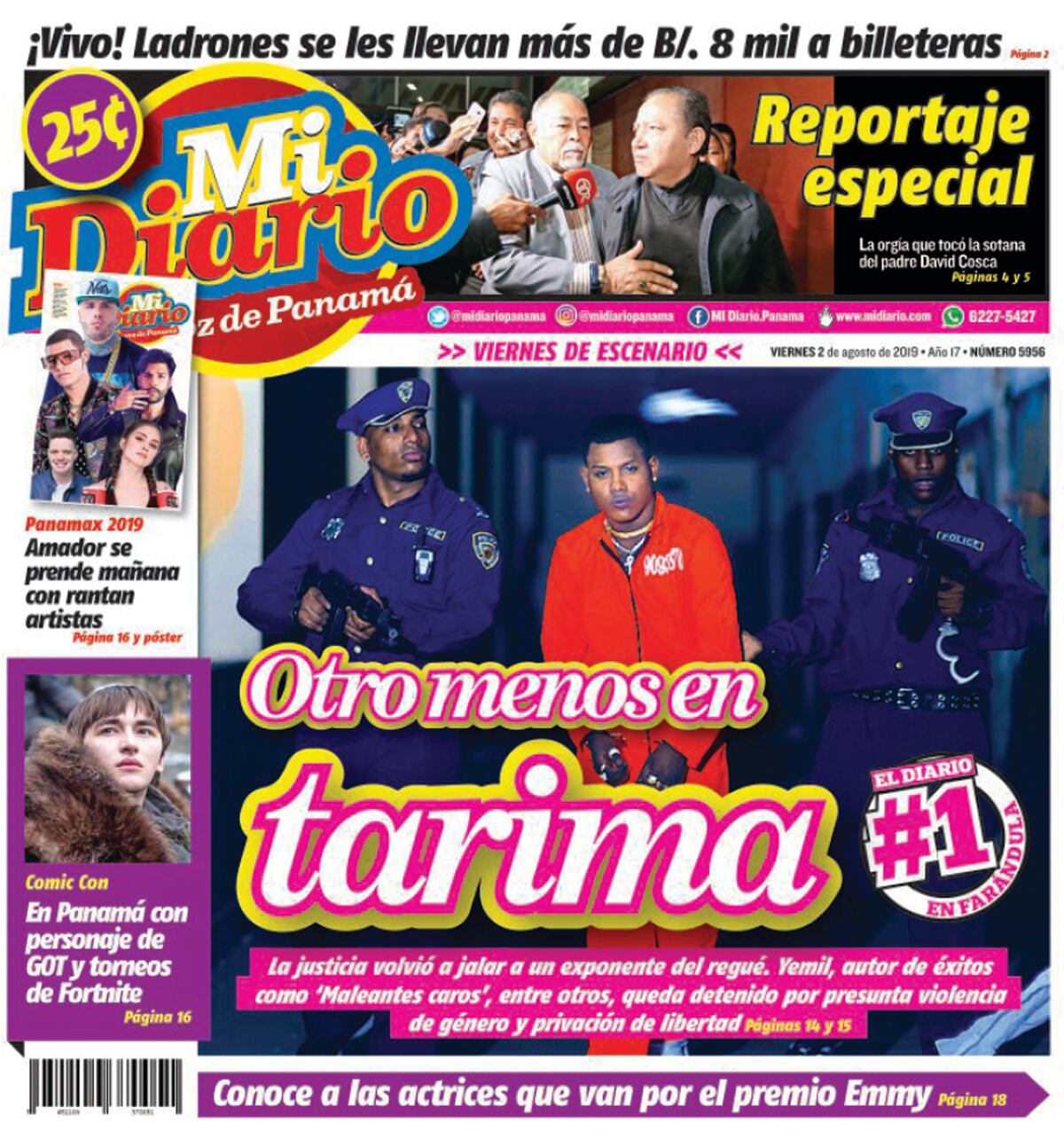 Esto fue lo que comió Yemil antes de ir directo a Tinajitas