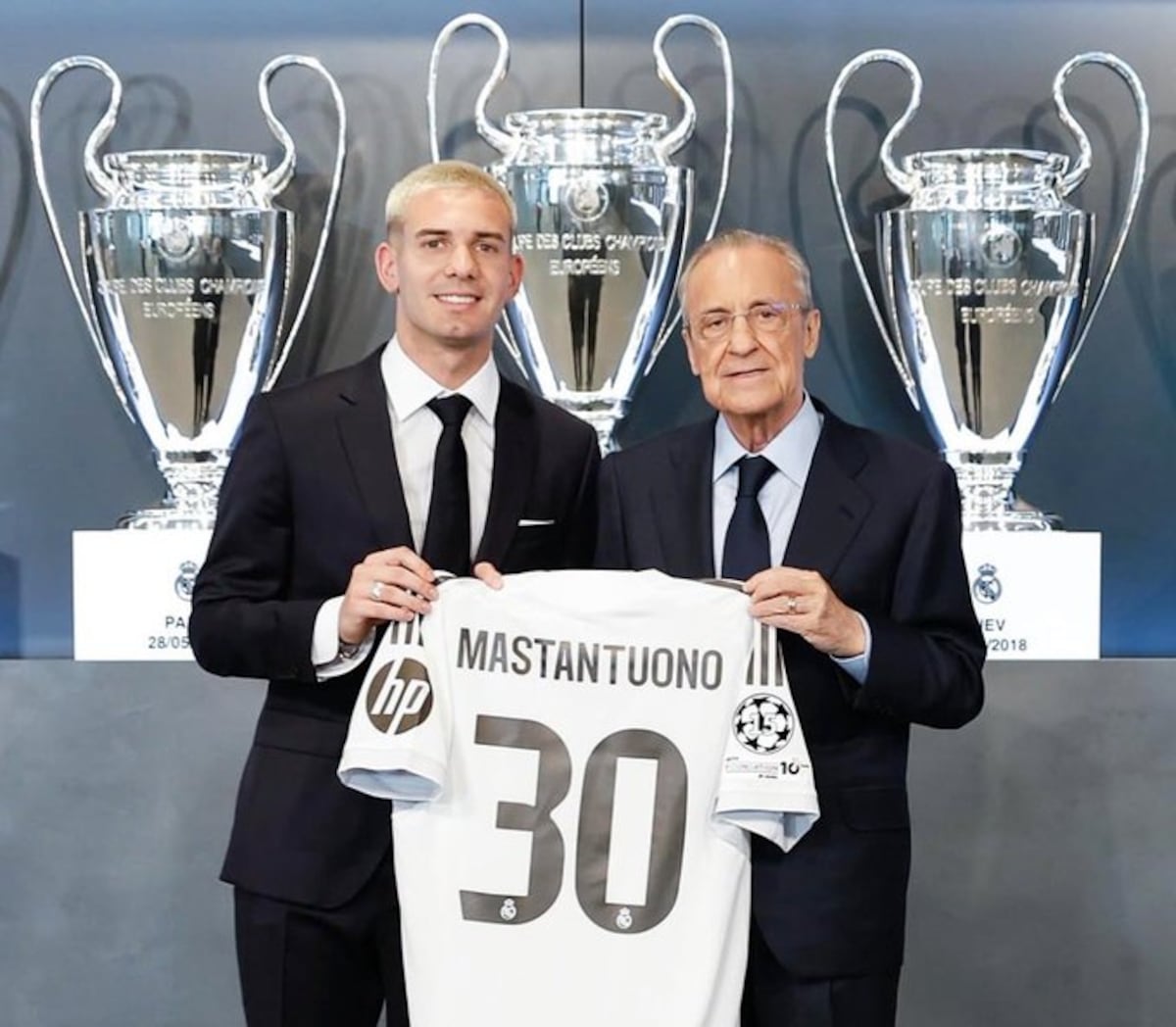 El juvenil argentino Franco Mastantuono firmó con el Real Madrid y promete dejarlo todo en la cancha