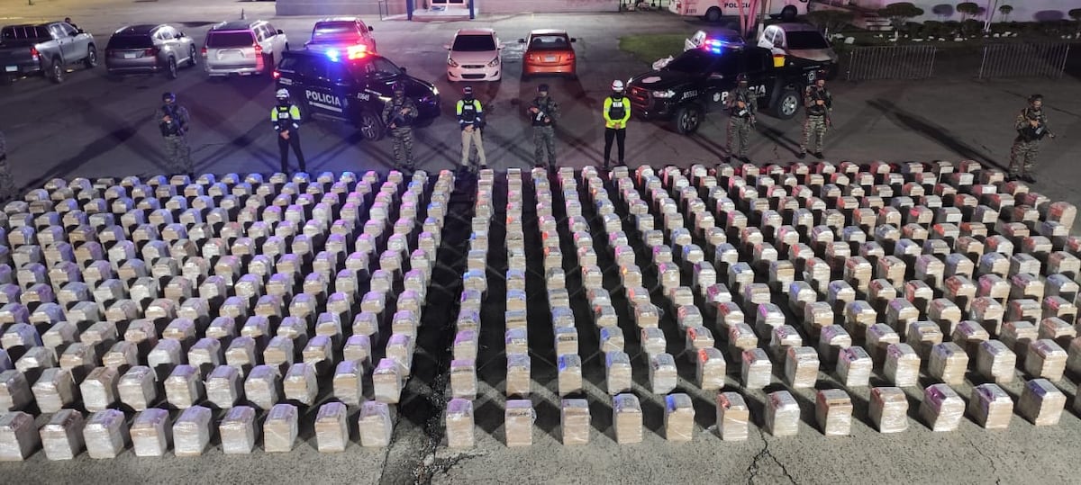 Panamá decomisa más de 10 toneladas de droga en una semana y asest a golpe al crimen organizado