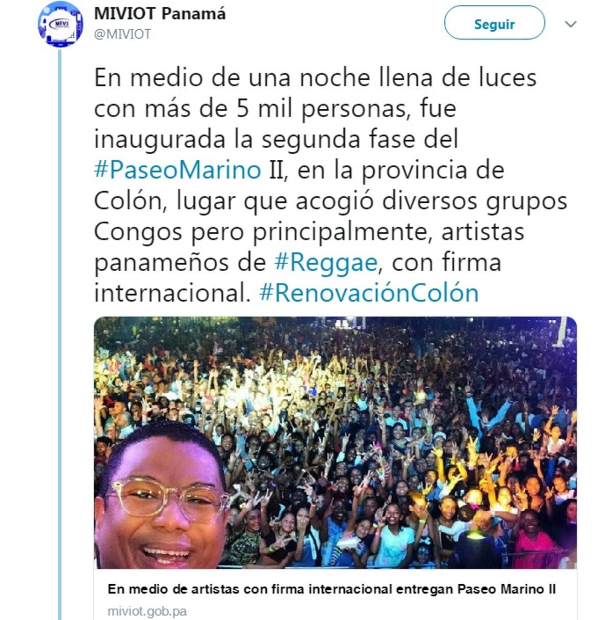 Así quedó el Paseo Marino II. Chequeen quiénes vinieron a la inauguración