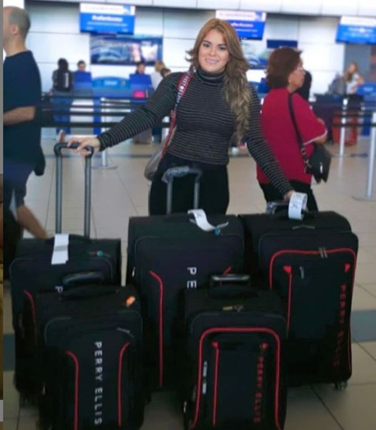 Margarita se fue a Viña del Mar hasta la tusa, con 5 maletas llenas de chécheres