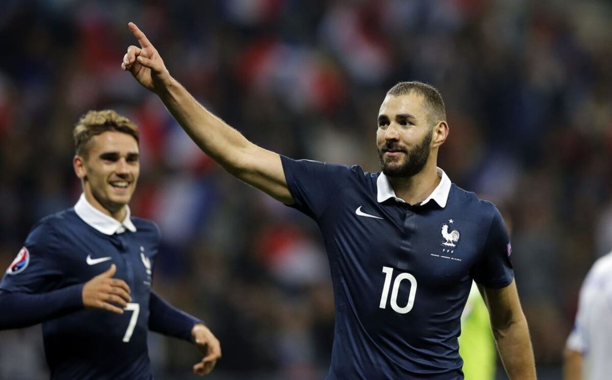 Benzema y su reacción a Francia campeón de Rusia 2018