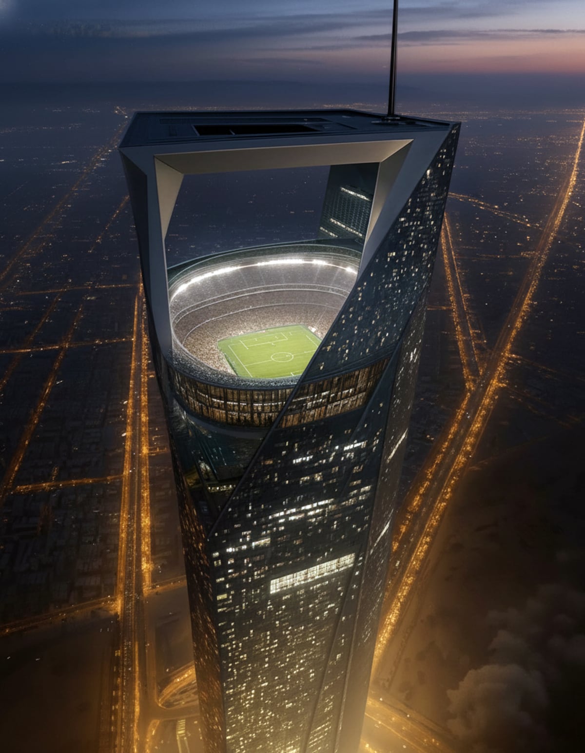 Fútbol a gran altura: el estadio flotante de Arabia Saudita reta la gravedad antes del mundial