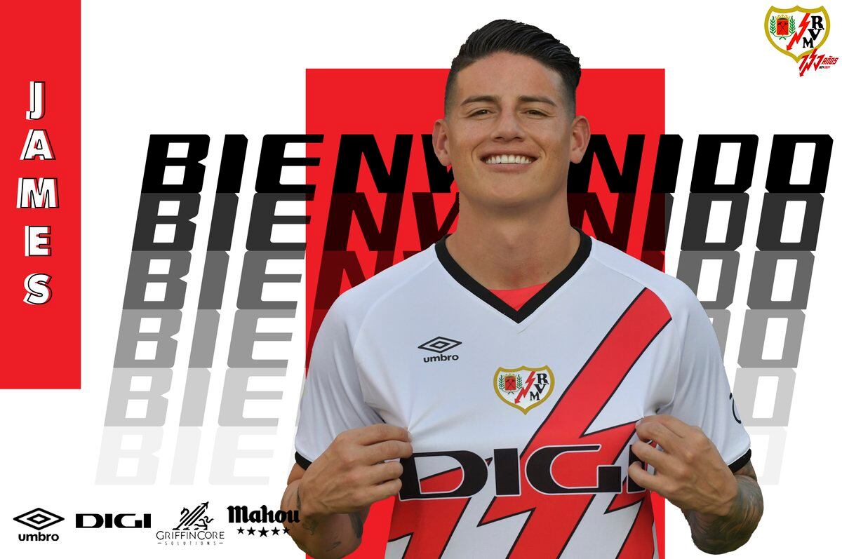 James Rodríguez, la nueva joya del Rayo Vallecano en su 100º aniversario 