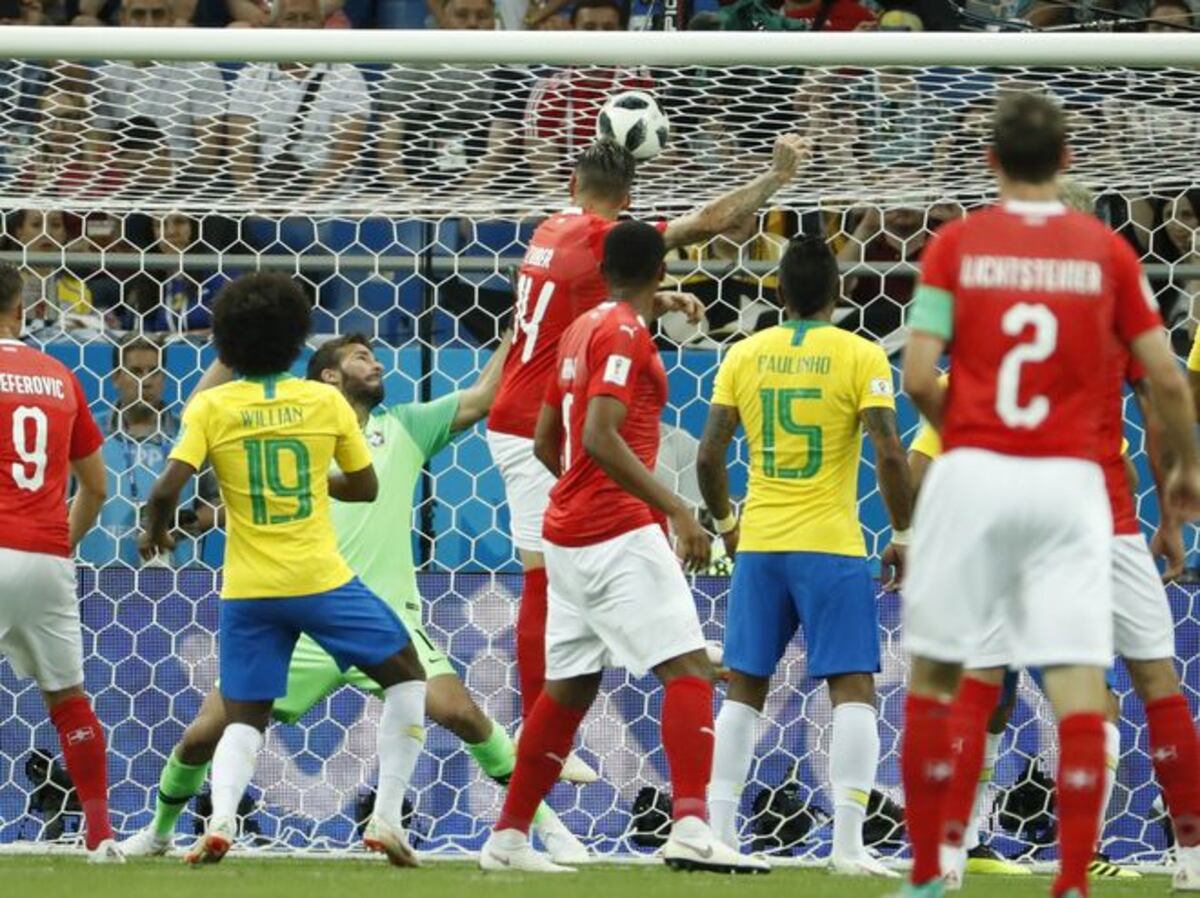 Suiza desluce el debut de Brasil en el Mundial de Rusia y le impone un empate 