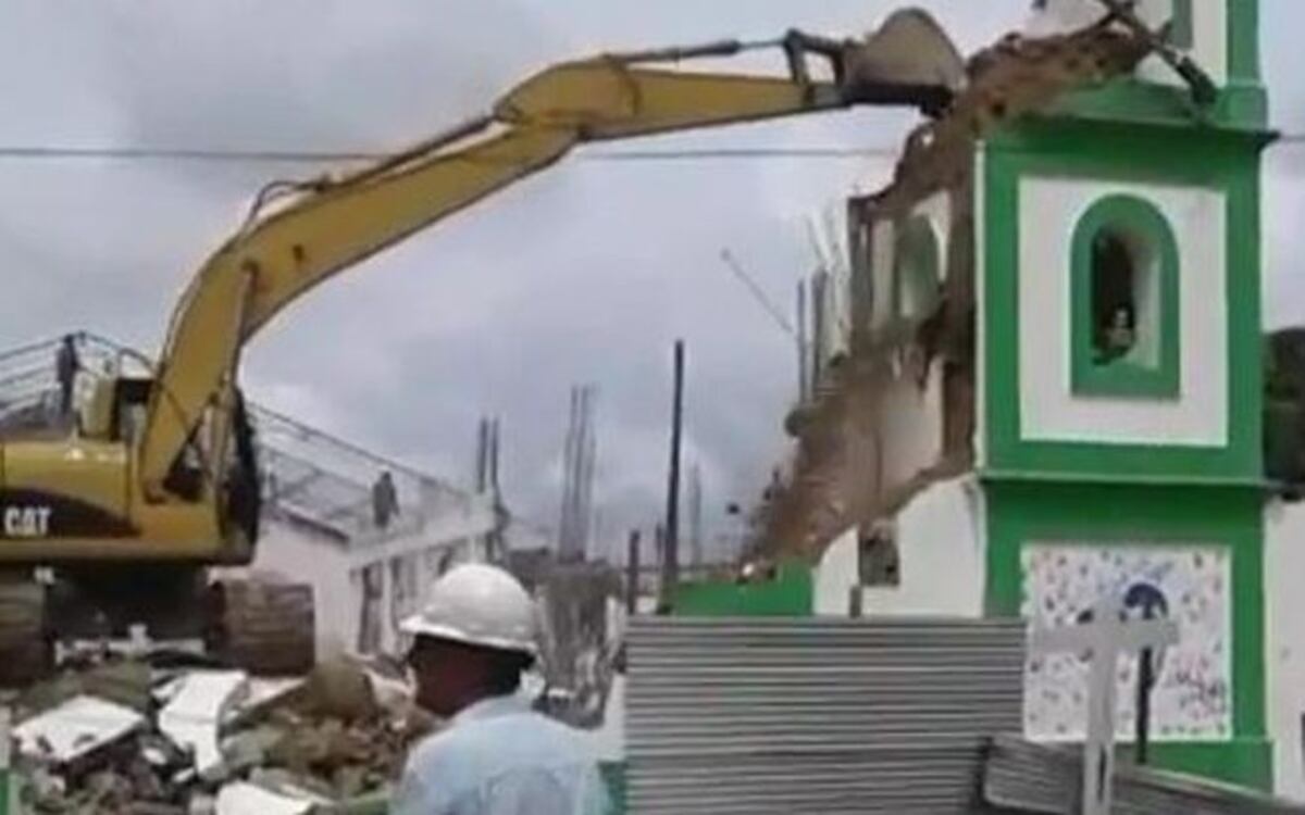 VIDEO| Arquidiócesis sabía que demolerían la iglesia, pero Sinaproc no