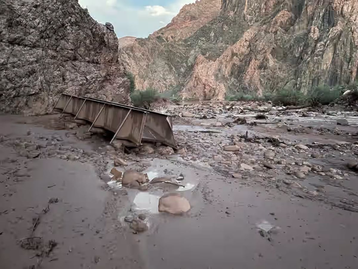 Gran Cañón bajo emergencia tras inundación mortal que arrasó puentes y senderos