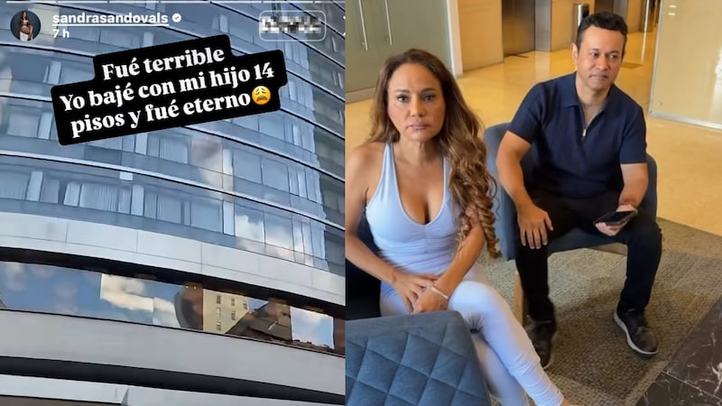 ¡Qué susto! Sandra Sandoval bajó 14 pisos con su hijo tras terremoto; este es el testimonio de los hermanos