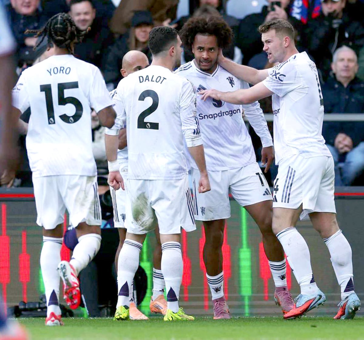 Cinco años después, el United vuelve a celebrar en Selhurst Park