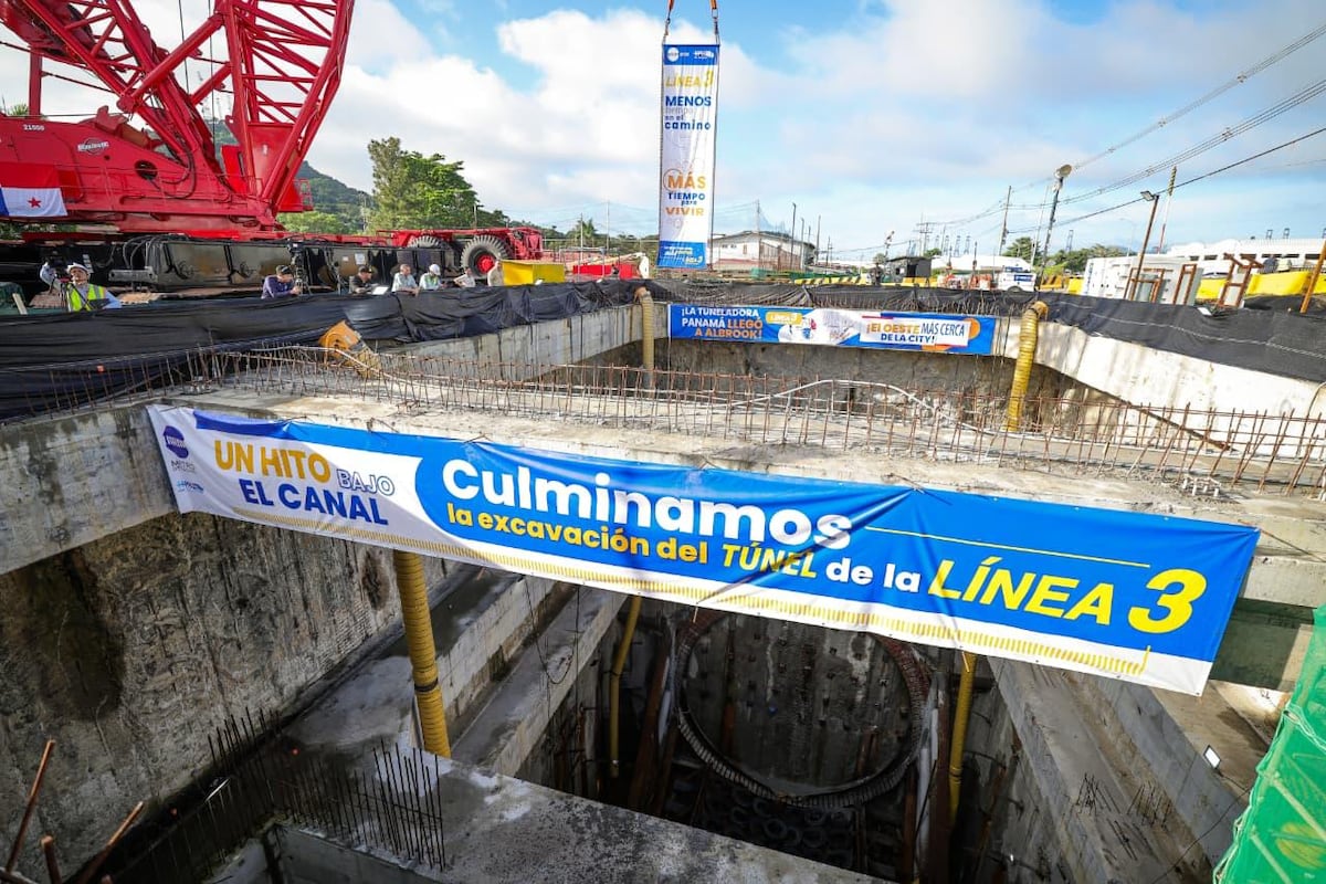 Vídeo | De Farfán a Albrook: tuneladora completa su recorrido para la Línea 3 y Mulino afirma: ‘No soy un presidente tiktoquero’