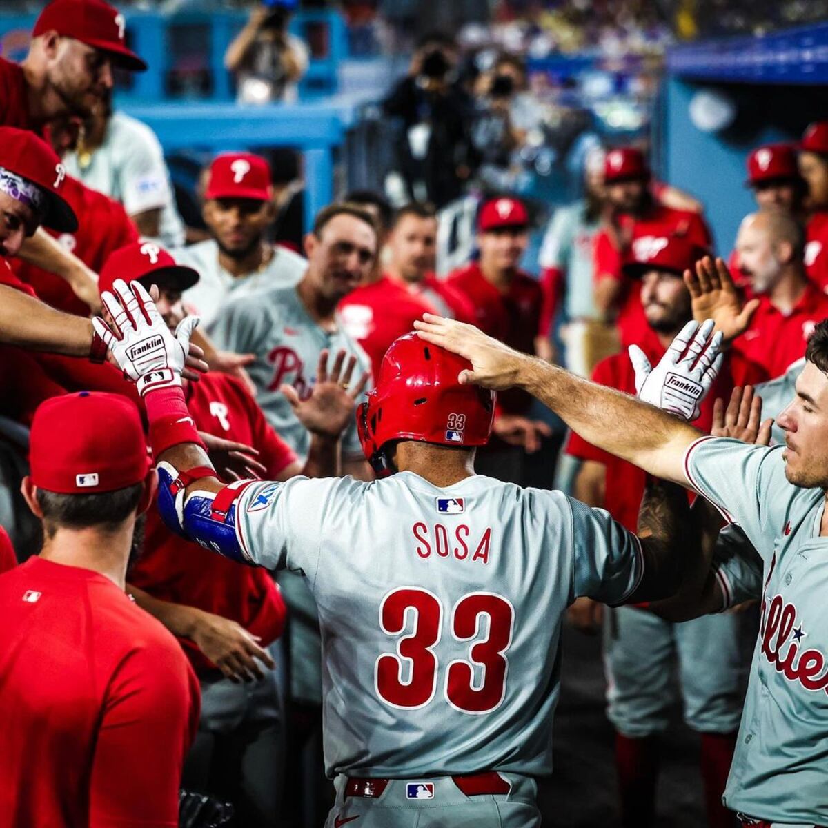 De suplente a héroe: el doblete de Sosa que encendió Citizens Bank Park