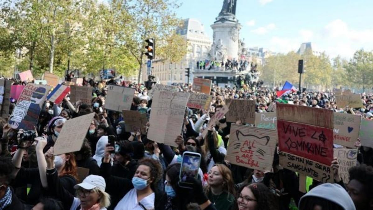 Miles salen a las calles en Francia por precios altos y crisis social; hay enfrentamientos con la policía