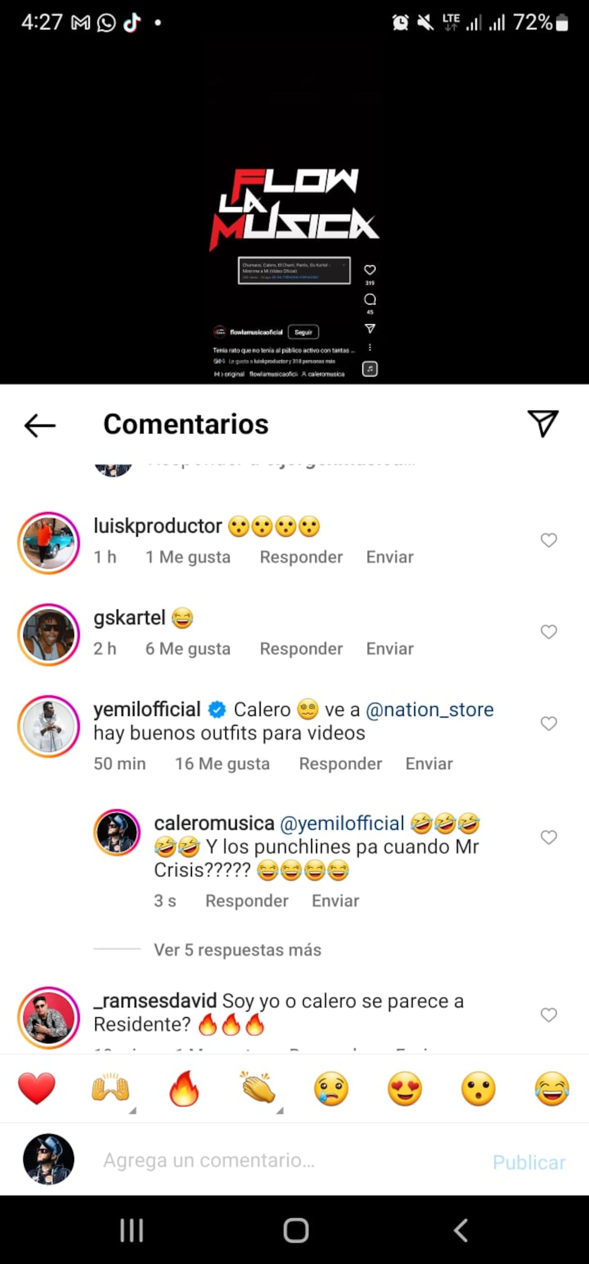 Dizque ‘macuá’. Tiradera con Yemil. ‘Acá nosotros estamos con Dios’, le dice Calero