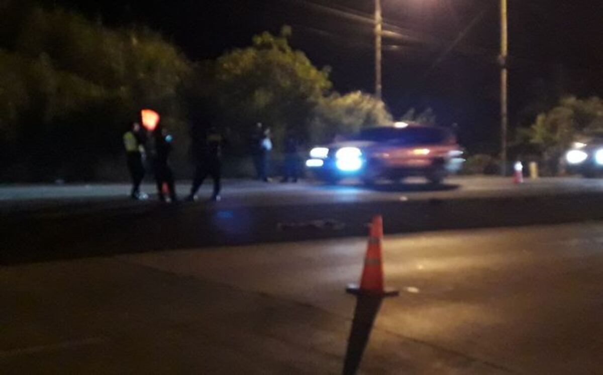 LO MATA. Y el cuerpo rompió el parabrisas.Murió cerca de un puente elevado 