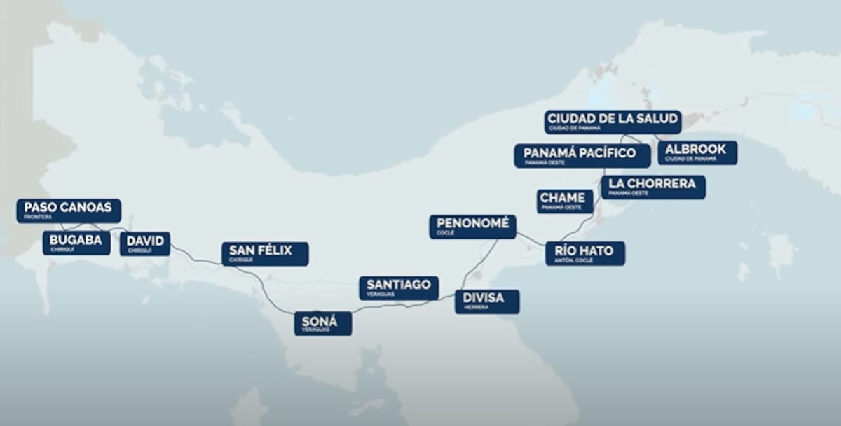 Tren Panamá - David arrancará en 2026 y conectará con la Línea 3 del Metro