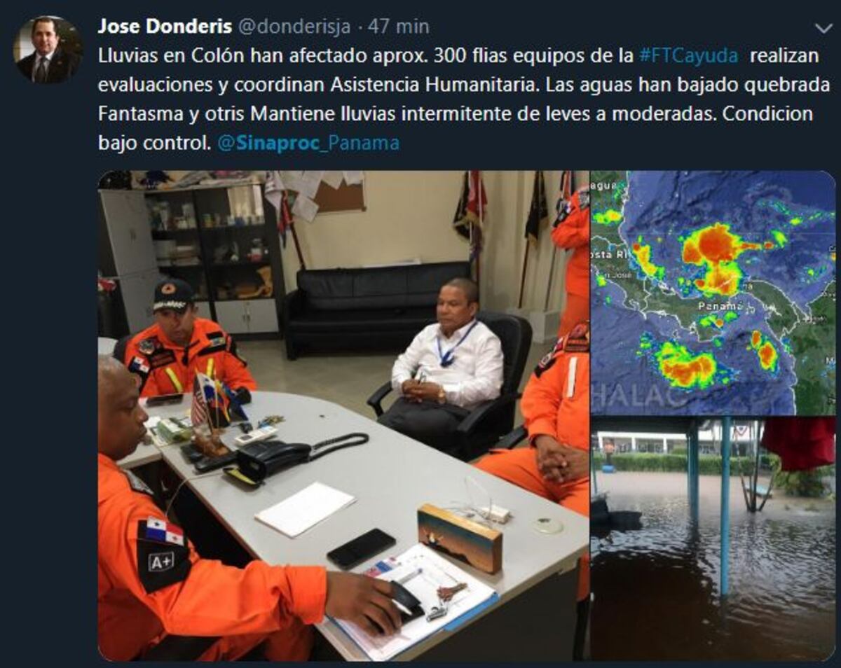 Ministerio de Educación suspende las clases en Colón por inundaciones 