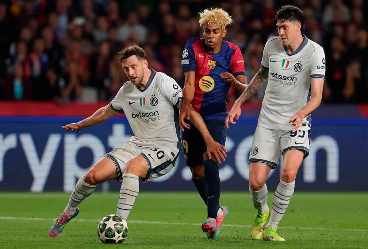 Lamine Yamal y Dumfries brillan en el empate entre Barcelona e Inter
