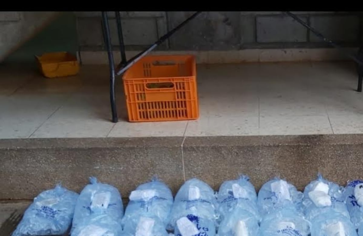 Sorprenden a dos panameños y un venezolano intentando ingresar bolsas de hielo ‘preña’ con droga a la cárcel la Nueva Joya