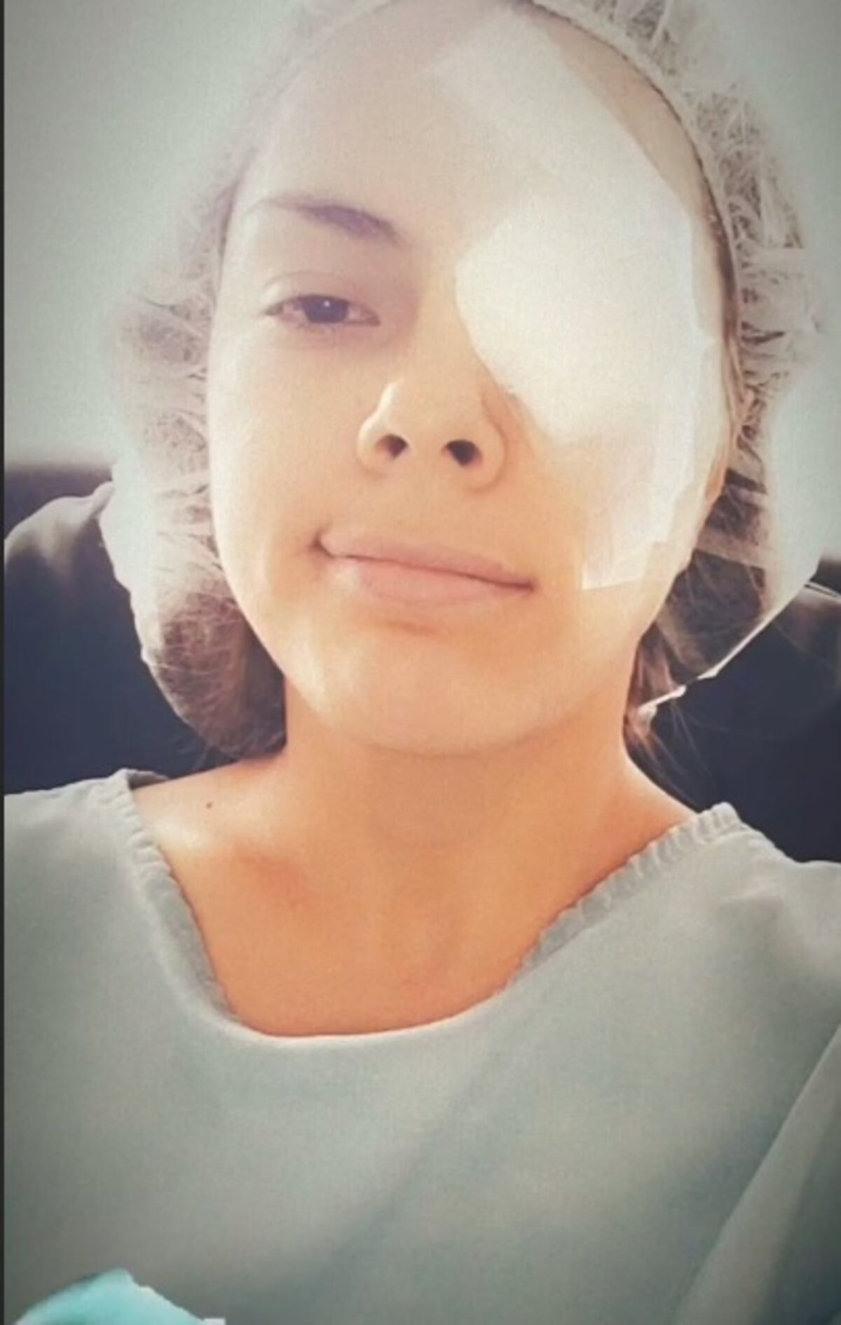 Un orzuelo dejó así a la ‘Tepesita’