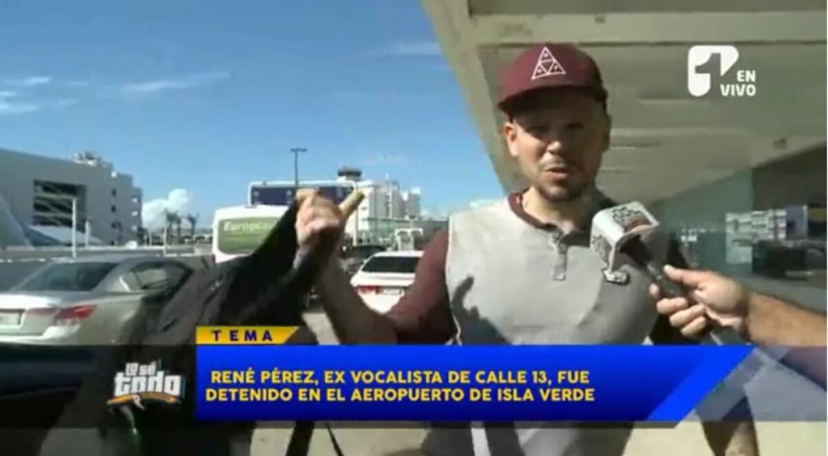 René El Residente de Calle 13 es detenido tras pegarle a camarógrafo