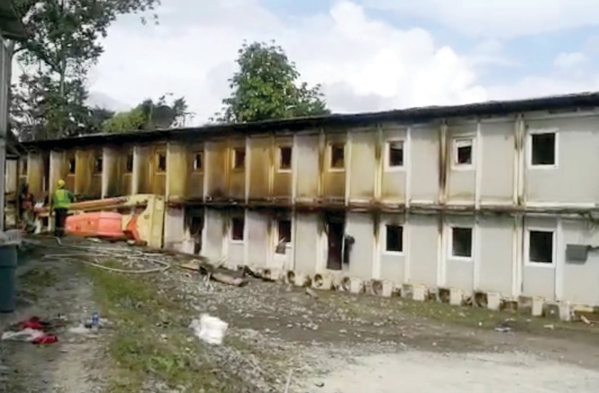 Lamentable. Un trabajador fallece tras incendiarse campamento en minera Panamá