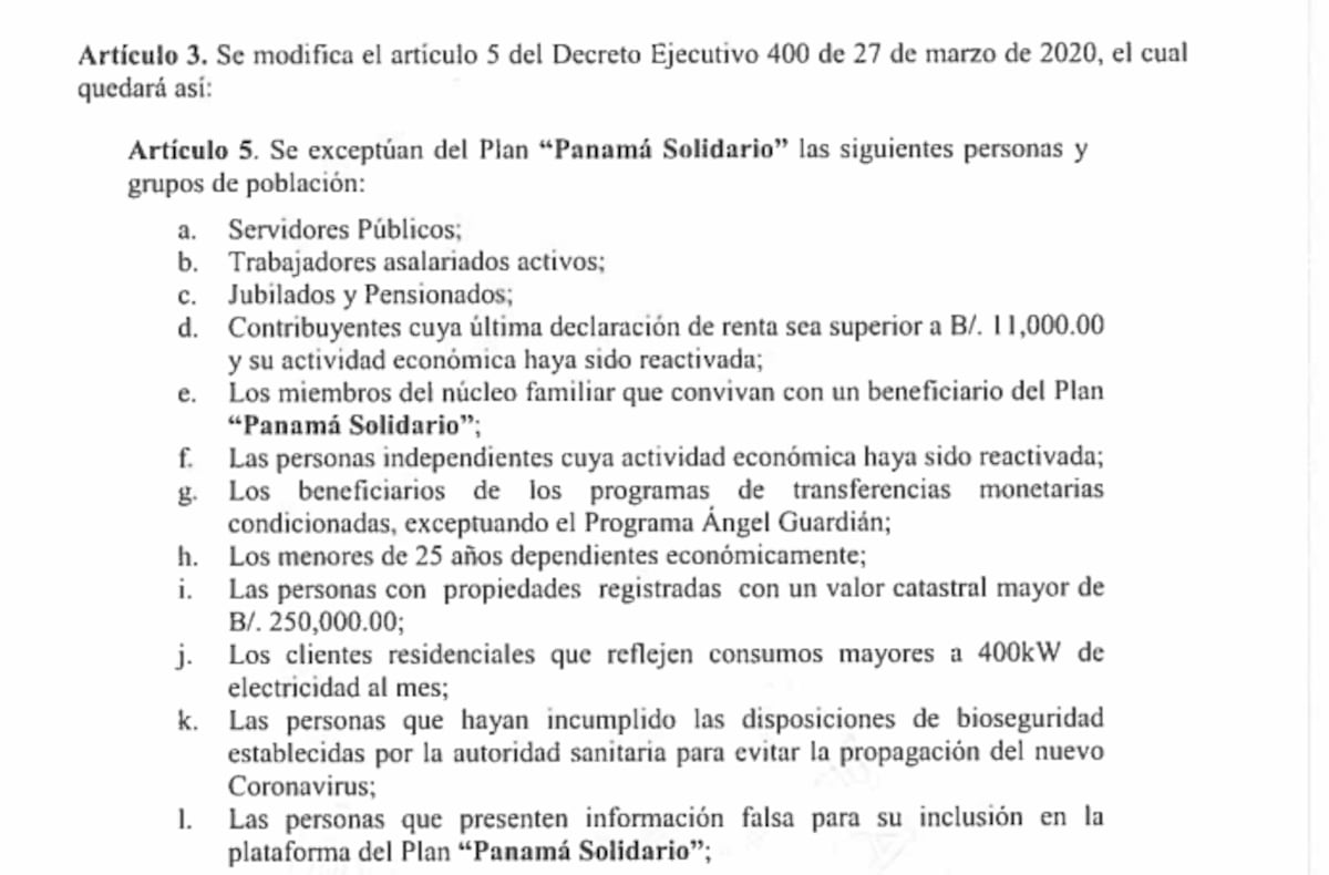 Anuncian cambios. Entérese quiénes ya no podrán recibir vales y bonos solidarios. Gobierno Nacional ajusta algunos criterios 