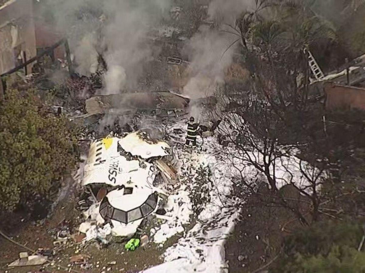 No hay sobrevivientes en accidente aéreo en Brasil