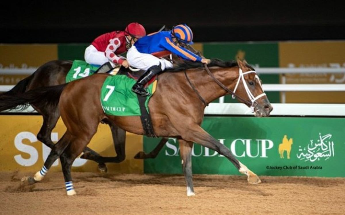 Maximum Security y el panameño Luis Sáez ganan la carrera de los 20 millones de dólares. Video