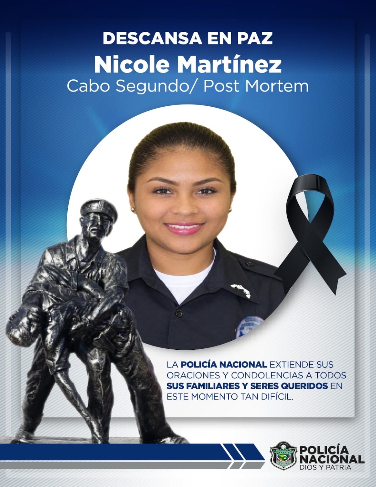 Fallece la cabo segundo Nicole Martínez en trágico accidente de tránsito